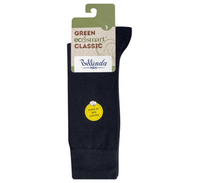 Pánske ponožky z bio bavlny GREEN ECOSMART MEN SOCKS - BELLINDA - tmavo modrá