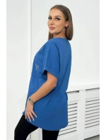 Bavlněná halenka s model 18753525 kapsou - K-Fashion Bavlněná halenka s model 18753525 kapsou - K-Fashion