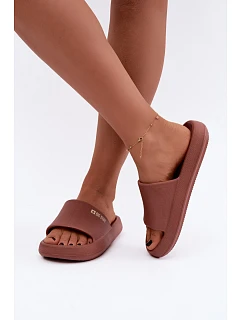 Dámské pěnové pantofle Big Star model 22339963 Hnědé - Big Star Shoes