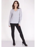 Sveter Victoria SWE 123 Svetlosivý - MKMSwetters