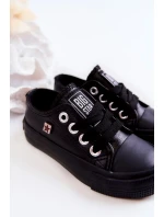 Dětské kožené tenisky Big Star - černé