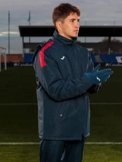 Pánska/chlapčenská bunda Joma Trivor Anorak Navy Red