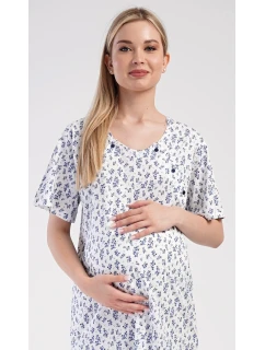 Dámska nočná košeľa Tehotenské kvety