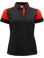 Prime Polo Women Dámské piqué polo z těžké bavlny model 22453353 black/red - Printer Prime Polo Women Dámské piqué polo z těžké bavlny model 22453353 black/red - Printer