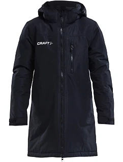 Craft Teamwear Parka Jacket Jr Detská zateplená parka 82.5993 čierna