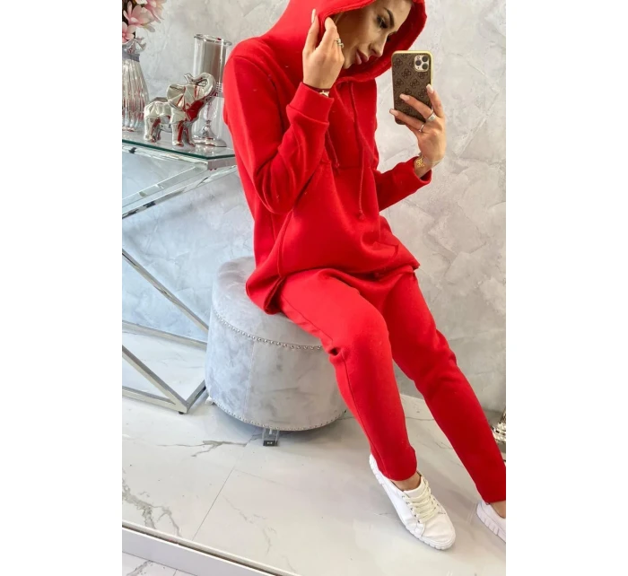 Sada model 18742600 kalhot červená - K-Fashion