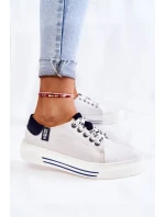 Dámské tenisky Memory Foam System Big Star model 21599563 Bíle - Big Star Shoes