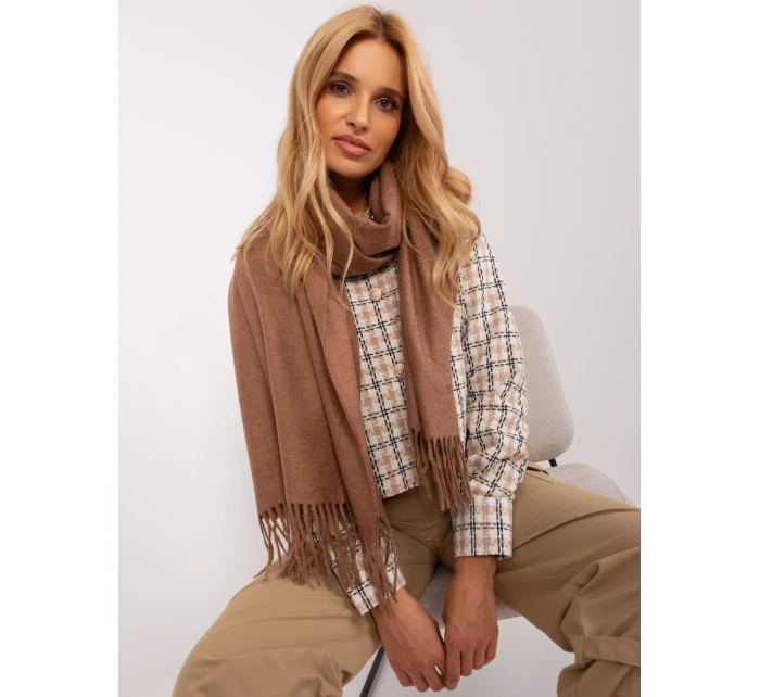 Szalik AT SZ model 18949099 brązowy - FPrice Szalik AT SZ model 18949099 brązowy - FPrice