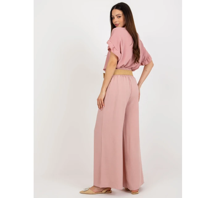 Spodnie DHJ SP model 18547140 jasny różowy - FPrice Spodnie DHJ SP model 18547140 jasny różowy - FPrice