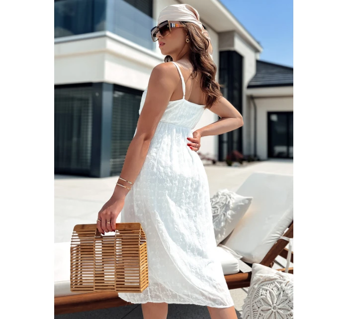 SIENA biele šaty FashionStreet EY2505