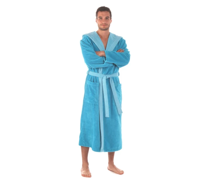 župan Tampa model 20647371 pánský tyrkys - Vestis župan Tampa model 20647371 pánský tyrkys - Vestis