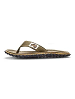 Pánske žabky Gumbies ISLANDER FLIP-FLOP PALM LEAF KHAKI