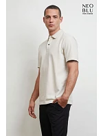 NEOBLU Orel Unisex piqué polo z hrubej bavlny 24.4337 tmavočierna NEOBLU Orel Unisex piqué polo z hrubej bavlny 24.4337 tmavočierna