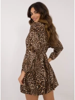 Šaty DHJ SK 19861 2.02 čierno-béžové