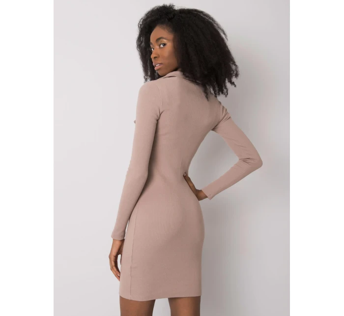 Šaty RV SK model 16732171 tmavě lila - FPrice Šaty RV SK model 16732171 tmavě lila - FPrice