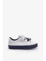Detské tenisky Tenisky so špendlíkom, biele a námornícke Pennyn