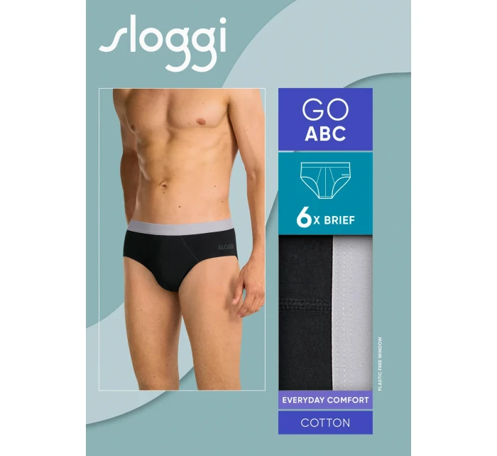 sloggi men GO ABC 2.0 Brief 6P - BLACK - SLOGGI BLACK - SLOGGI