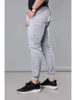 Pánske tepláky s potlačou Light Grey (8K178-2)