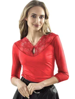 Dámska blúzka Danita red plus - ELDAR
