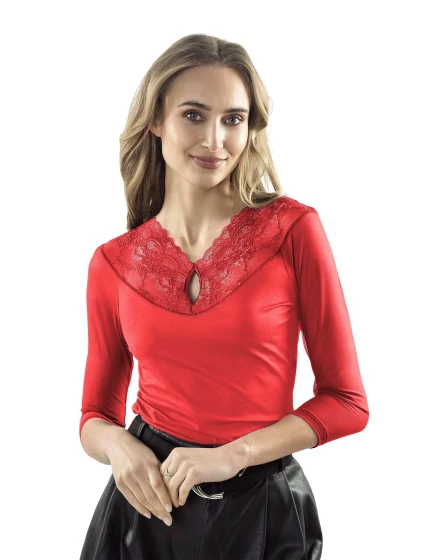 Dámska blúzka Danita red plus - ELDAR