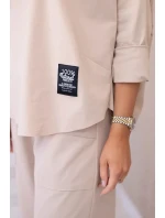 Súprava nových béžových teplákov Punto Súprava nových béžových teplákov Punto