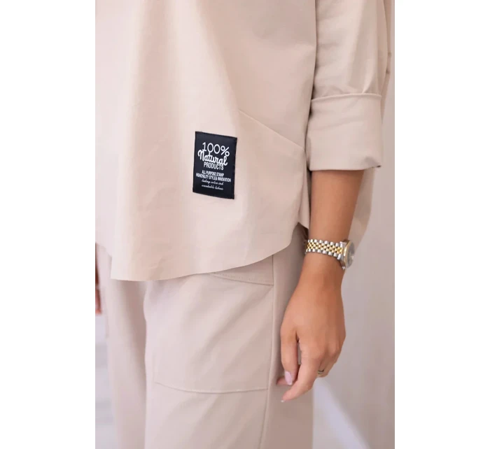 Súprava nových béžových teplákov Punto Súprava nových béžových teplákov Punto