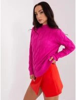 Sweter AT SW model 18959375 fuksjowy - FPrice