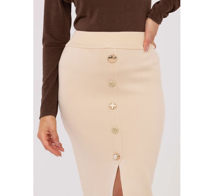 Sukňa PM SD YIS1059.71 svetlo béžová