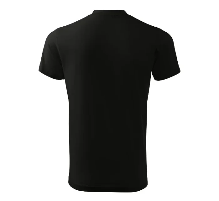Heavy V-neck tričko unisex černá