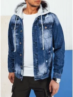 FashionStreet pánska tmavomodrá džínsová bunda TX4690 FashionStreet pánska tmavomodrá džínsová bunda TX4690