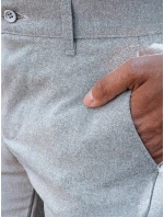 Pánské světle šedé kalhoty Dstreet model 21977213 - FashionStreet Pánské světle šedé kalhoty Dstreet model 21977213 - FashionStreet