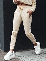 Dámske tepláky RELAX MODE cream FashionStreet UY2142