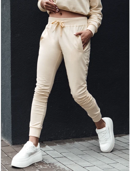 Dámské krémové tepláky RELAX Dstreet model 21978582 - FashionStreet