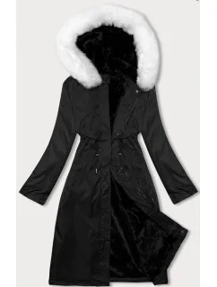 dámská zimní bunda parka s kožešinou model 21247471 - S'WEST