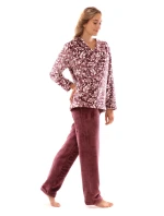 Dámske pyžamo Flora 6456 mave wine - Vestis Dámske pyžamo Flora 6456 mave wine - Vestis