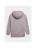 Dievčenská mikina bez prúžkov s kapucňou 4F Junior Dievčenská mikina bez prúžkov s kapucňou 4F Junior