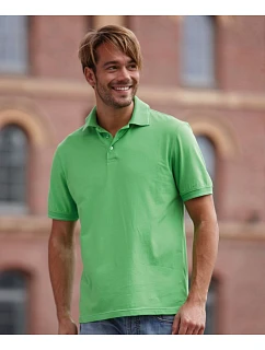 JN Pánské žerzejové elastické polo 02.0 lime green/white model 22487156 - Daiber