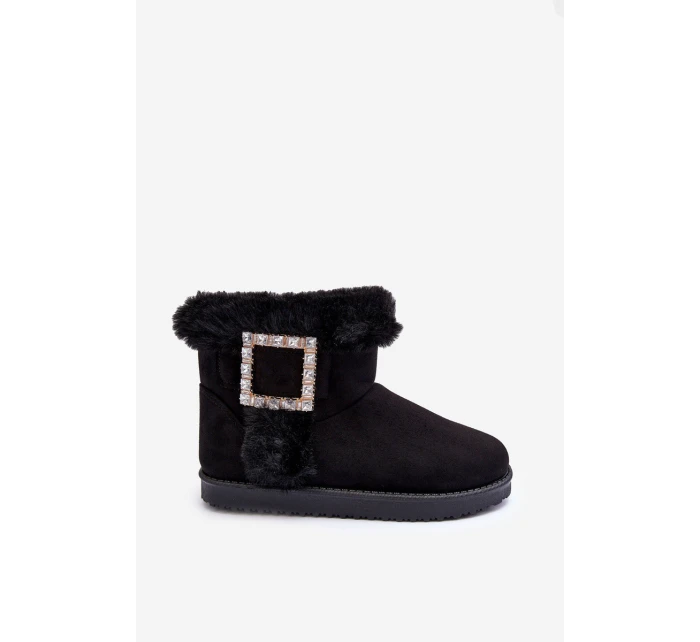 Śniegowce Ocieplane Z Klamrą Czarne Dulca Śniegowce Ocieplane Z Klamrą Czarne Dulca