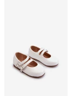 Dětské Baletky S Proužky Bílé model 21663281 - Boto Dětské Baletky S Proužky Bílé model 21663281 - Boto