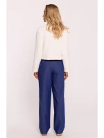 M807 Orezaná bunda s medvedíkom - ecru