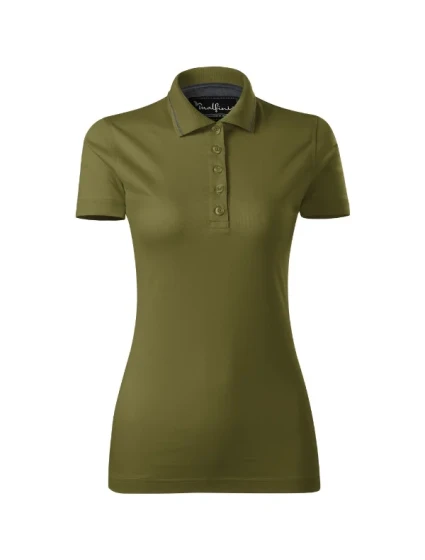Grand polokošile dámská model 20637913 green - MALFINI, a.s. Grand polokošile dámská model 20637913 green - MALFINI, a.s.