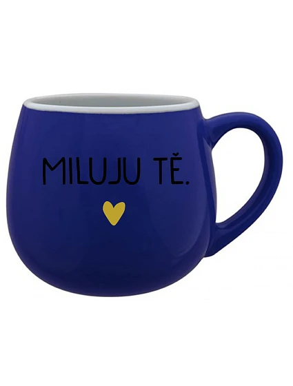 I LOVE YOU - modrý keramický hrnček 300 ml I LOVE YOU - modrý keramický hrnček 300 ml