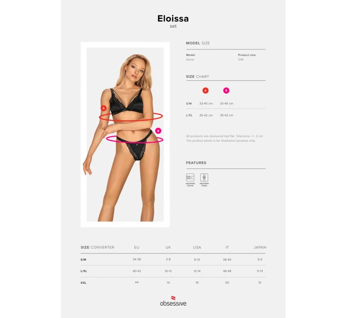 Zvodný set Eloissa set - Obsessive