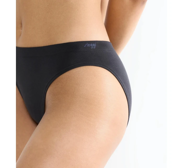 sloggi GO Sense High leg 2P - BLACK - SLOGGI BLACK - SLOGGI