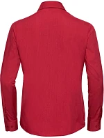 Russell Athletic 934F Popelínová blúzka s dlhým rukávom 11.934F classic red Russell Athletic 934F Popelínová blúzka s dlhým rukávom 11.934F classic red