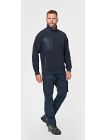 905 Pracovní fleecová mikina s 1/4 zipem model 22514441 navy - WK 905 Pracovní fleecová mikina s 1/4 zipem model 22514441 navy - WK