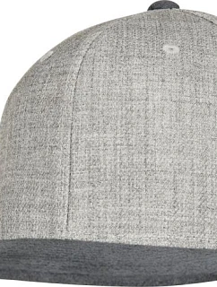 Flexfit 6089MS/6089VM 6-panelová snapbacková čiapka „Melange“ 55.689M šedá/šedá