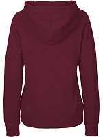 O Dámská mikina s kapucí z bio bavlny bordeaux model 22505972 - Neutral O Dámská mikina s kapucí z bio bavlny bordeaux model 22505972 - Neutral