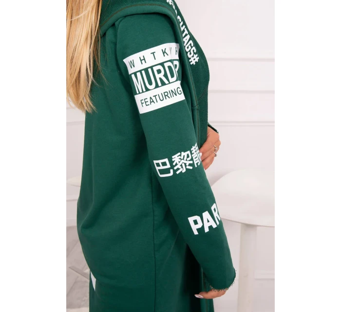 Zelená bez rukávů Zelená bez rukávů