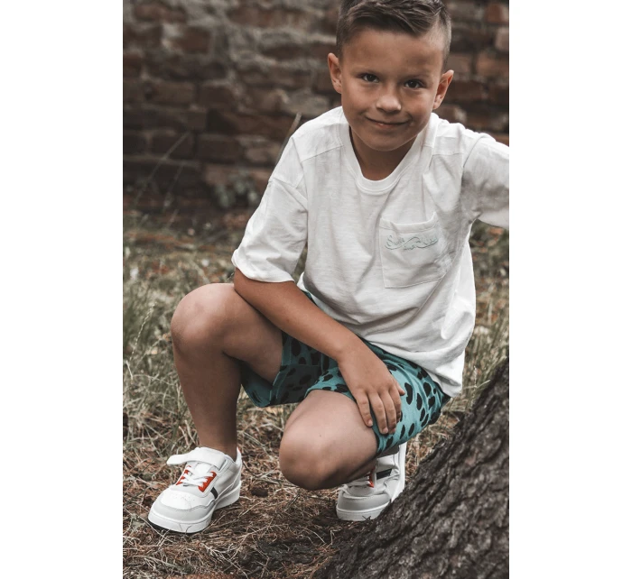 Klasické dětské sportovní boty bílé a Červené model 21621683 - Boto Klasické dětské sportovní boty bílé a Červené model 21621683 - Boto